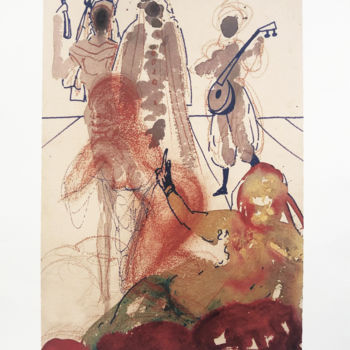 印花与版画 标题为“Salvador Dalì - Il…” 由Lydia De Ville, 原创艺术品, 光刻技术