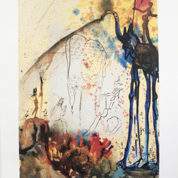 Incisioni, stampe intitolato "Salvador Dalì - Mos…" da Lydia De Ville, Opera d'arte originale, Litografia