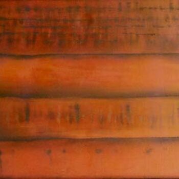 Pintura intitulada "lignes du désert" por Lydia Sivane, Obras de arte originais