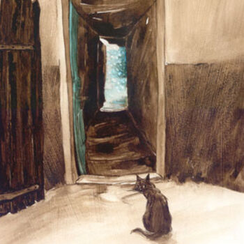 绘画 标题为“Le Passage” 由Lydie Lapalud, 原创艺术品