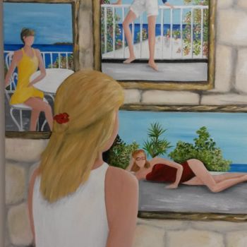 Peinture intitulée "Portraits #artistsu…" par Lyl, Œuvre d'art originale, Acrylique
