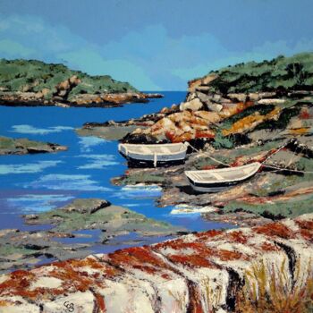 Painting titled "Chausey" by 'Lyn', Original Artwork