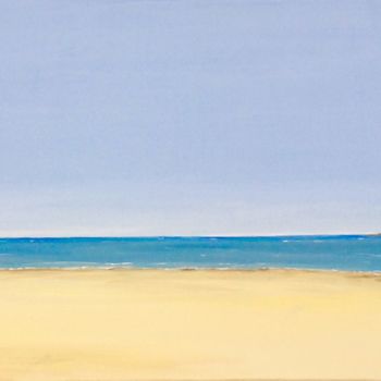 Schilderij getiteld "La mans a beach." door Lynch Angeles, Origineel Kunstwerk, Acryl