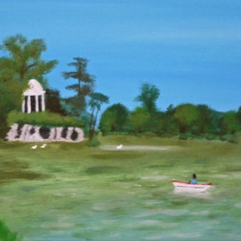 Peinture intitulée "Bois de Vincennes" par Marianne Lynch, Œuvre d'art originale, Acrylique