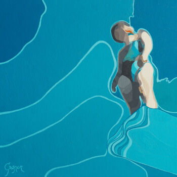 Картина под названием "Contemplations" - Lynda Gagnon, Подлинное произведение искусства, Акрил