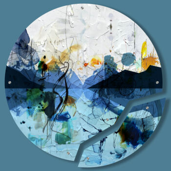 Digital Arts titled "Broken Silence - Di…" by Lynne Godina-Orme, Original Artwork, Plastic Mounted on Plexiglass