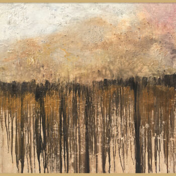 Malerei mit dem Titel "A Harsh Land" von Lynne Godina-Orme, Original-Kunstwerk, Acryl Auf Keilrahmen aus Holz montiert