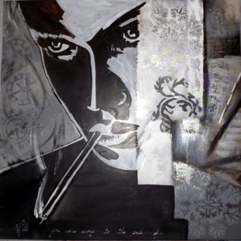 Peinture intitulée "Black or white" par Lyric.P / H, Œuvre d'art originale, Acrylique