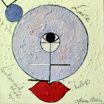 Картина под названием "Третий глаз" - Lysa Ostin, Подлинное произведение искусства, Акрил