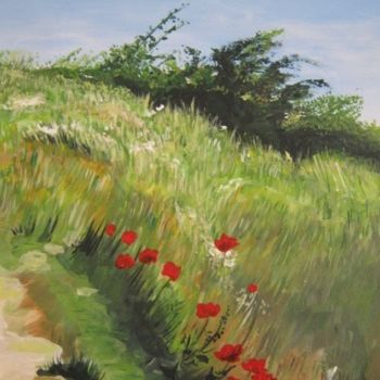 Painting titled "Prairie." by Dominique Lysiak, Original Artwork