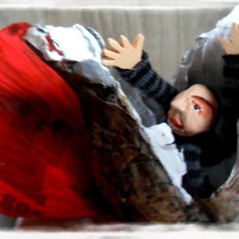 "Marionnette "papavé…" başlıklı Heykel Dominique Lysiak tarafından, Orijinal sanat