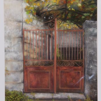 Painting titled "Lumières automnales" by Lysiane Lagauzere, Original Artwork