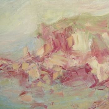 Pintura intitulada "Tyulenovo coast IV" por Lyuba Zahova, Obras de arte originais