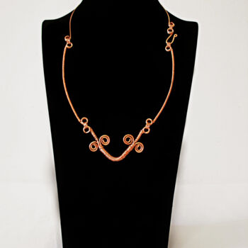 设计 标题为“Gaia - copper neckl…” 由Lyubomir Naydenov, 原创艺术品