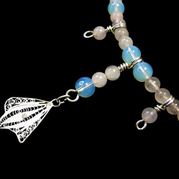 Design mit dem Titel "Silver necklace "Wi…" von Lyubomir Naydenov, Original-Kunstwerk