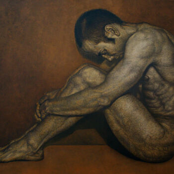 Schilderij getiteld "Mind, Body and Soul" door Lyubomir Naydenov, Origineel Kunstwerk, Olie