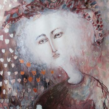 Pittura intitolato "The dreamer." da Lyudmila Belenkina, Opera d'arte originale, Acrilico