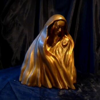 Sculpture titled "VIERGE" by Lyza Lecomte, Original Artwork