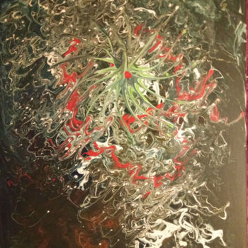 Pittura intitolato "Космический вихрь.j…" da Nikolai Konstantinovich Davidovskii, Opera d'arte originale, Acrilico