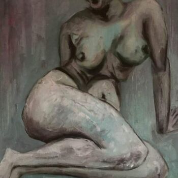 Картина под названием "Чувственное восприя…" - M.Anna, Подлинное произведение искусства, Масло