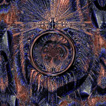 Digitale Kunst mit dem Titel "Mystic" von M.E.C, Original-Kunstwerk