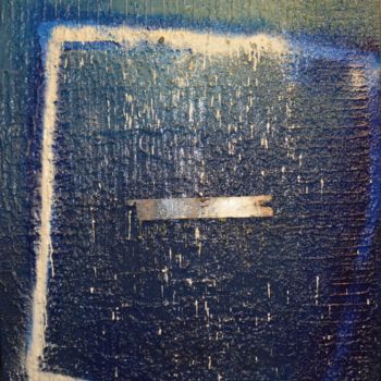 Pintura intitulada "La vague scélérate" por Mehdi Lahlou, Obras de arte originais, Colagens