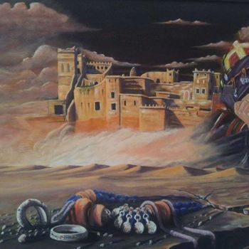 Painting titled "lakhdarart-7.jpg" by Mohammed Lakhdar, Original Artwork, Acrylic