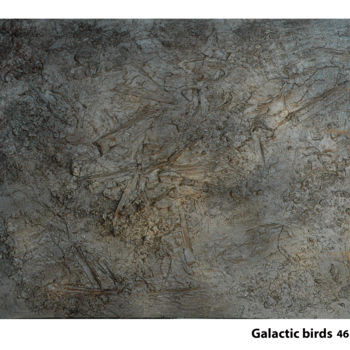 Pittura intitolato "Galactic birds" da Michel Marin, Opera d'arte originale