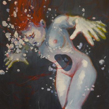 Peinture intitulée "(je suis) Creuse" par Marianne Robbez-Masson, Œuvre d'art originale