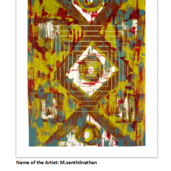 Obrazy i ryciny zatytułowany „cosmic-principle-v.…” autorstwa M.Senthilnathan, Oryginalna praca, Nadruk