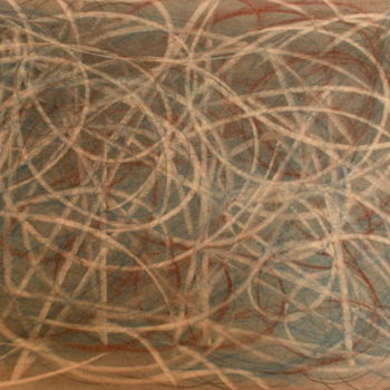 Drawing titled "Movimientos III" by Mauro Jorge Trevisanello, Original Artwork, Pastel
