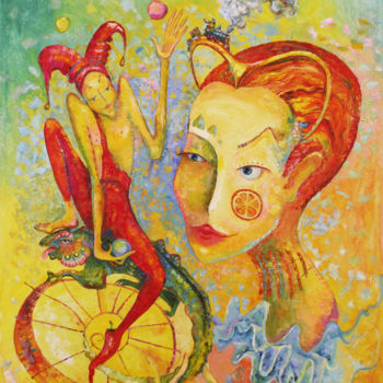 Painting titled "Капризная" by Marina Malishe, Original Artwork