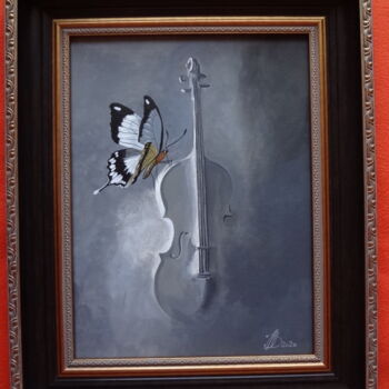Картина под названием "Enlivening music" - Dan Mateescu, Подлинное произведение искусства, Акрил