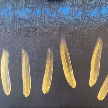 Pintura titulada "Paisatge abstracte…" por Ma Palet, Obra de arte original, Acrílico Montado en Bastidor de camilla de madera