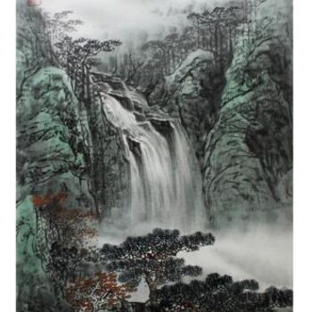 Pintura intitulada "After Rain" por Ma, Obras de arte originais, Óleo
