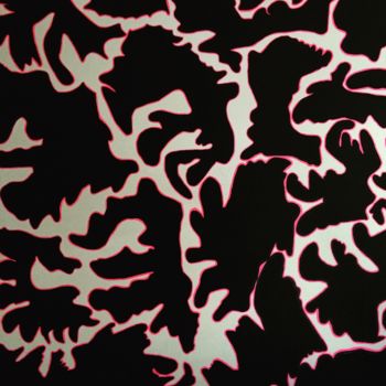 「Black and Pink」というタイトルの絵画 Ma2moizelcによって, オリジナルのアートワーク, アクリル