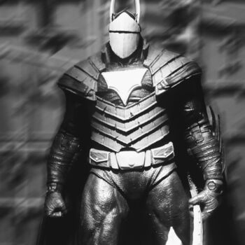 Photography titled "batman- duke thomas" by Maak Bran, Original Artwork, Digital Photography