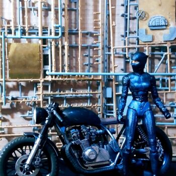 Φωτογραφία με τίτλο "Gotham motorcycle c…" από Maak Bran, Αυθεντικά έργα τέχνης, Ψηφιακή φωτογραφία