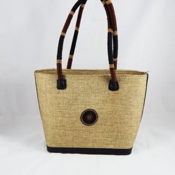 Artcraft titled "Sisal Handbag" by Herman Kahoi, Original Artwork, Handbags