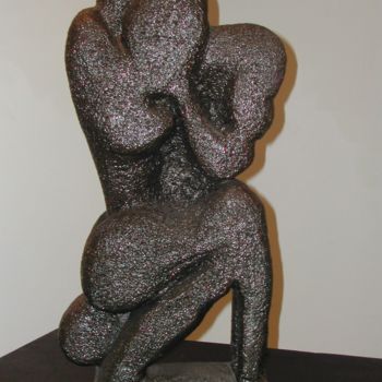 Sculpture titled "intimité" by Maat., Original Artwork, Metals