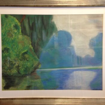 Drawing titled "Monet-Copy" by Marina Alves, Original Artwork, Pastel