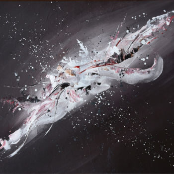 Peinture intitulée "Galaxie" par Mab Carratier, Œuvre d'art originale, Acrylique Monté sur Châssis en bois