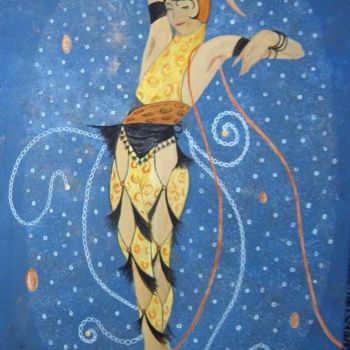 Pintura intitulada "Mabdeco : le danseur" por Mabdeco, Obras de arte originais, Óleo
