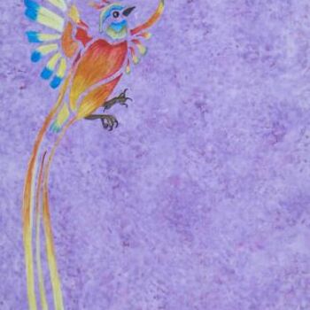 "Oiseau du paradis" başlıklı Tablo Mabdeco tarafından, Orijinal sanat