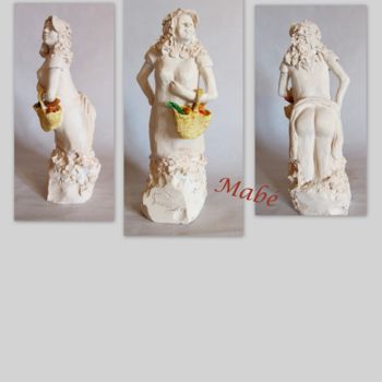 Rzeźba zatytułowany „fanny au marché” autorstwa Mabé, Oryginalna praca, Glina