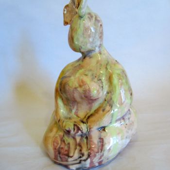 Sculpture intitulée "Doudou" par Mabé, Œuvre d'art originale, Céramique