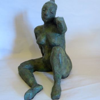 Sculpture titled "Dolce Vita" by Mabé, Original Artwork, Terra cotta