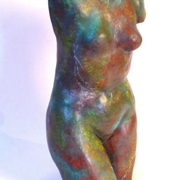 Escultura intitulada "Vénus polychrome" por Mabé, Obras de arte originais, Terracota