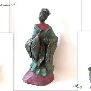 雕塑 标题为“promenade aux pivoi…” 由Mabé, 原创艺术品, 兵马俑