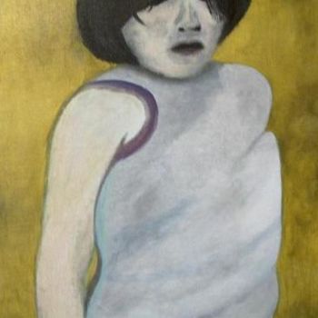 Painting titled "AUTORETRATO" by Mabe Steiger, Original Artwork